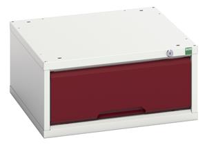 16925000.** verso drawer cabinet with 1 drawer. WxDxH: 525x550x250mm. RAL 7035/5010 or selected
